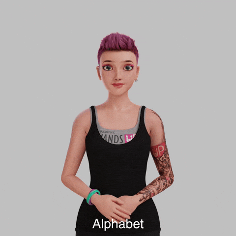 Alphabet Avatar GIF by Sign Time - SiMAX