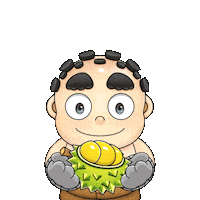 Durian Sticker
