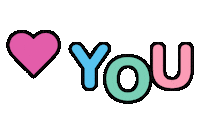 Love You Heart Sticker