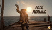 Waving Good Morning GIF