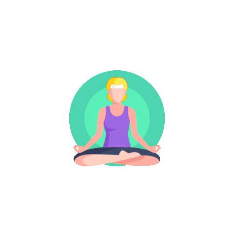 ConnisticMx giphyupload yoga meditation salud Sticker