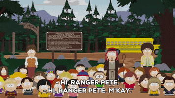park ranger hello GIF by South Park 
