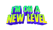 new level text Sticker
