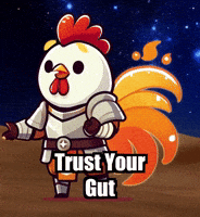 Wisdom Trust Your Gut GIF by Zorooster
