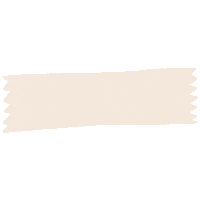 Tape Cream Sticker by Anjeli ✦