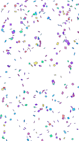 Happy Birthday Rainbow Sticker