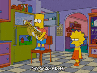 bart simpson kitchen GIF
