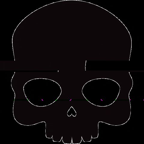 MediaHydrogen glitch skull do it better GIF