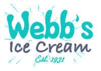 webbsicecream webbs webbs ice cream Sticker