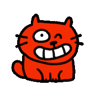 Cat Kiss Sticker by GGT