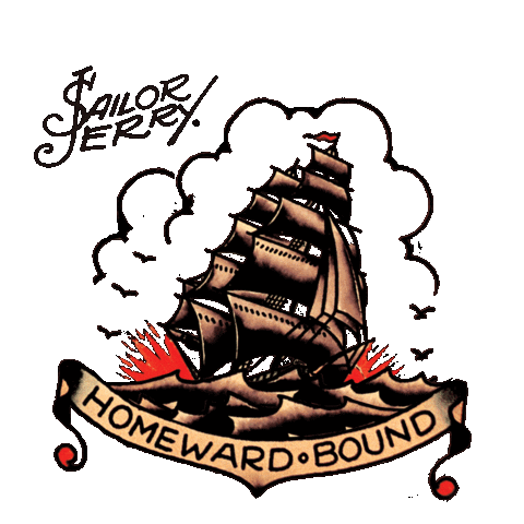 Sailor Jerry Tattoo Sticker by Sailor Jerry Spiced Rum