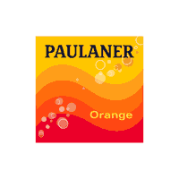 Orange Sommer Sticker by Paulaner