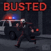 ABCNT running run police chase GIF