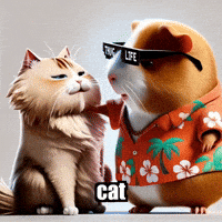Cat Love GIF by Guinea Gambino