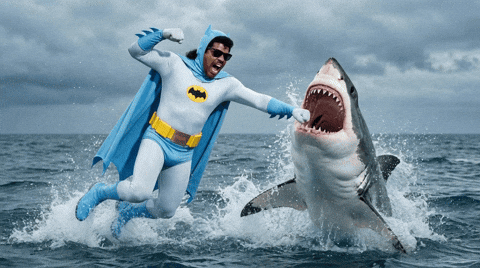 Angry Shark Week GIF by Jukebox Saints