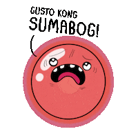 gabtap explode pimple sabog Sticker