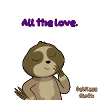All The Love Sloth Sticker by VeeFriends