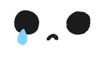Sad Face Sticker by Louise