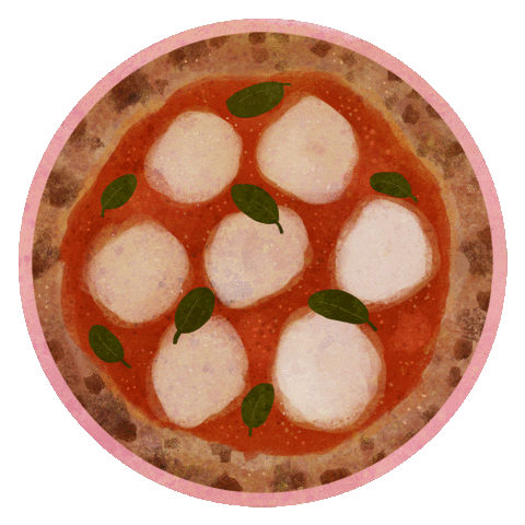 larapaulussen giphyupload happy food pizza Sticker