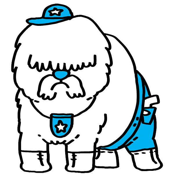 barking-at-police-dog-stickers-find-share-on-giphy