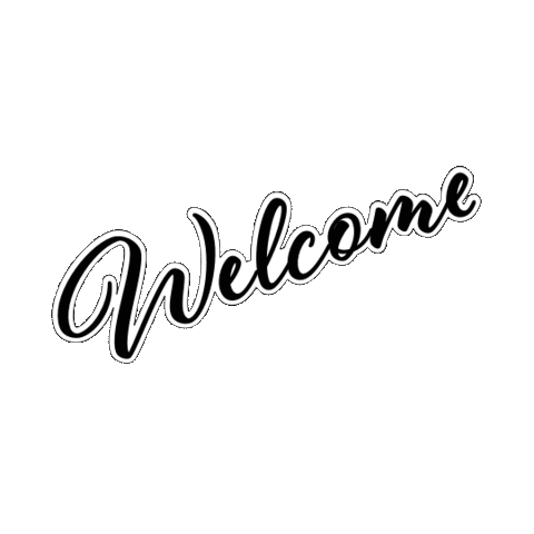 Welcome Sign Sticker by cottononkids