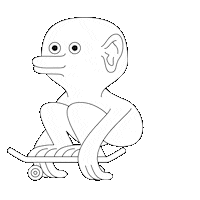 CUPCO skate skateboard skater cruising Sticker
