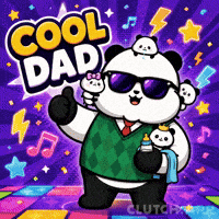 Fathers Day Thumbs Up GIF by Kanpai Pandas