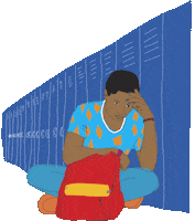 Sad Mental Health Sticker