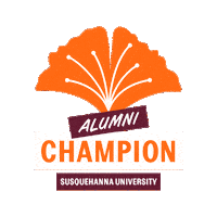 River Hawks Champion Sticker by Susquehanna University
