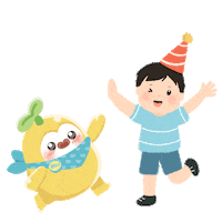Happy Kids Sticker by Grouu