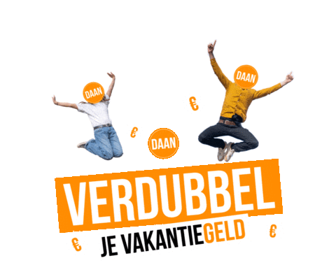 Verdubbeljevakantiegeld Sticker by Daan
