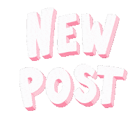 Pink Typography Sticker