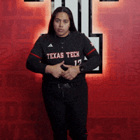 Victoria Valdez GIF by Texas Tech Softball