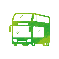 Mountain Bus Sticker by Alpenverein München & Oberland