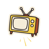 Television Magic Sticker