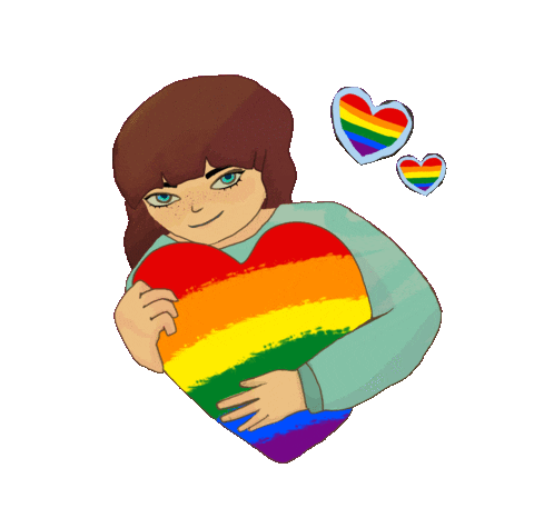 Proud Love Is Love Sticker by Contextual.Matters