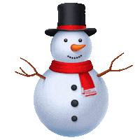 Snow Hello Sticker by SUNY Oneonta