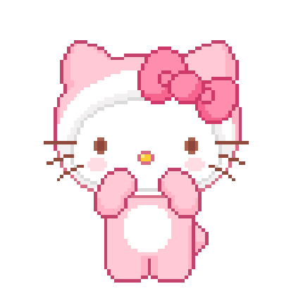 Hello Kitty Hearts Sticker