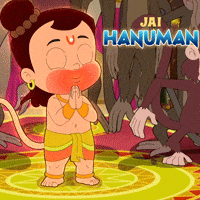 Animated Sticker Hanuman GIF by Chhota Bheem