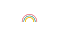 Paffinaa rainbow arcobaleno pastel color cartoleria Sticker
