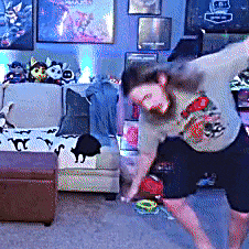 TheParrott_ cartwheel nickastalos GIF