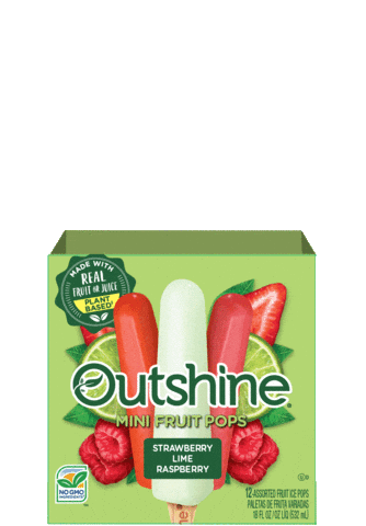 Fruit Strawberry Sticker by Outshine Snacks