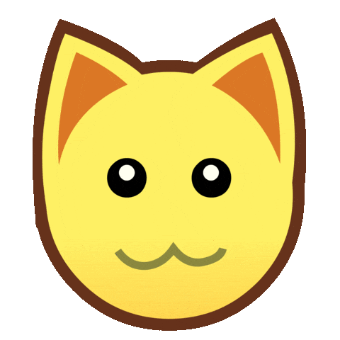 playAnimalJam cat smile sticker smiley Sticker
