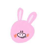 Rabbit Pig Sticker
