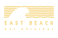 East Beach Bhi Sticker by Riverside Adventure Co.