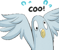 Bird Freaking Out Sticker by Jin