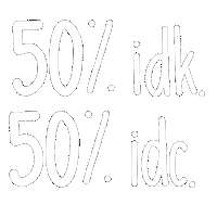 Text Idk Sticker