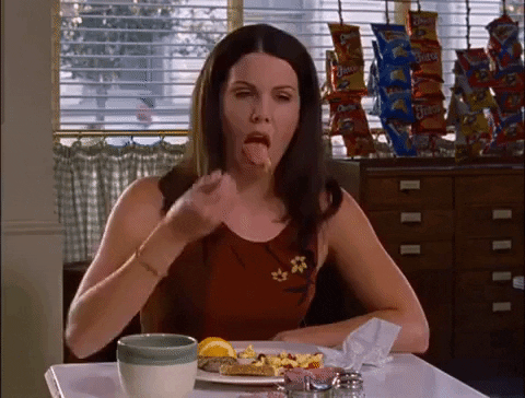 season 2 eating GIF by Gilmore Girls 