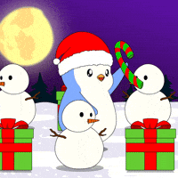 Merry Christmas GIF by Pudgy Penguins