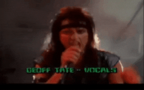 Heavy Metal Headbanging GIF